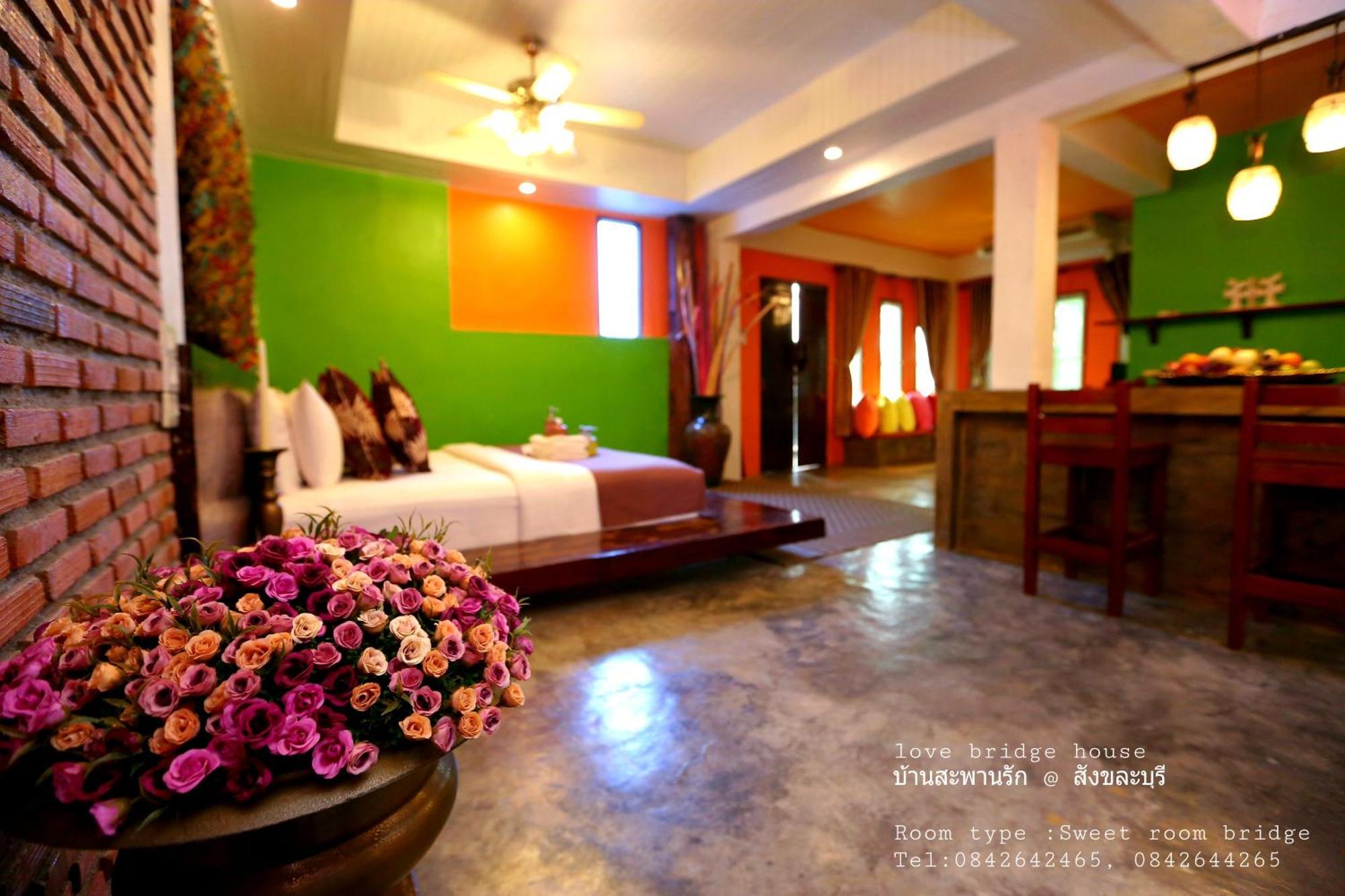 Love Bridge House บ้านสะพานรัก Sangkhla Buri Bilik gambar